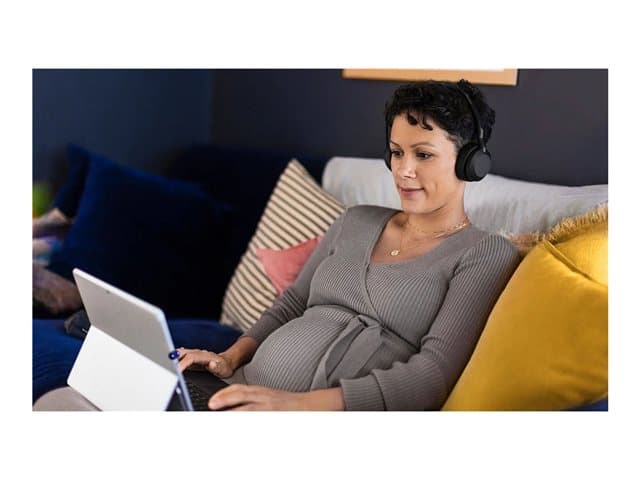 Jabra Evolve2 55 UC Stereo - headset - USB-C, USB-A - with charging stand - Image 7