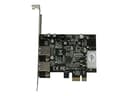 StarTech.com 2 Port PCI Express (PCIe) SuperSpeed USB 3.0 Card Adapter with UASP - LP4 Power - Dual Port USB 3 PCIe Controller (PEXUSB3S25) - USB adapter - PCI Express x1 - USB 3.0 x 2 thumbnail 1