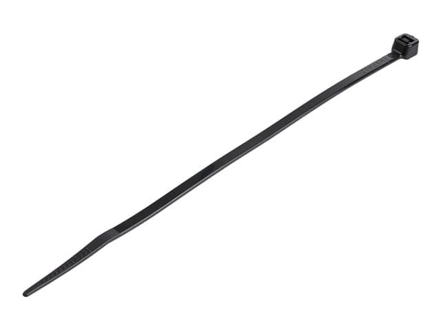 StarTech CBMZT6BK Cable Ties Black 1000-Pack - Image 2