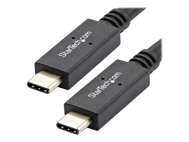 StarTech.com USB C Cable - 3 ft / 1m - with Power Delivery (USB PD) - Power Pass Through Charging - USB to USB Cord (USB31C5C1M) - USB-C cable - USB-C to USB-C - 1 m - Image 2