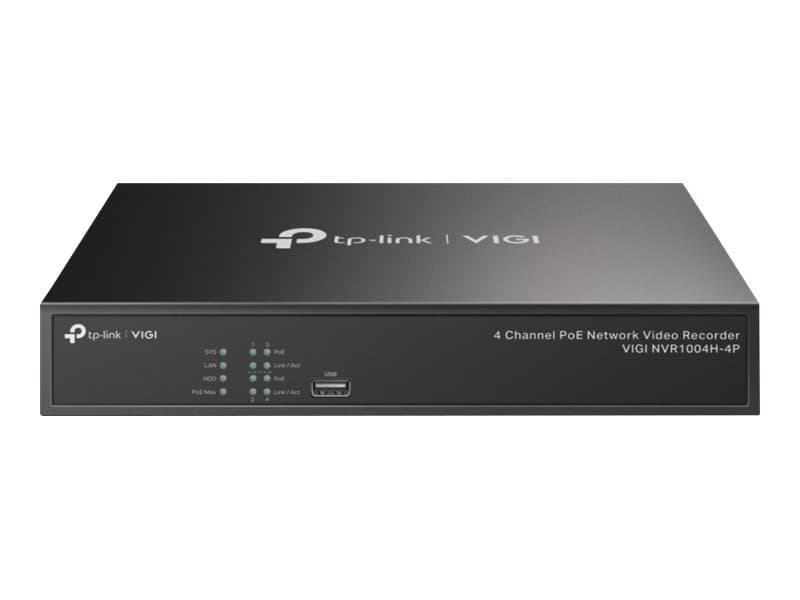 TP-Link VIGI NVR1004H-4P V1 - standalone NVR - 4 channels - Image 1