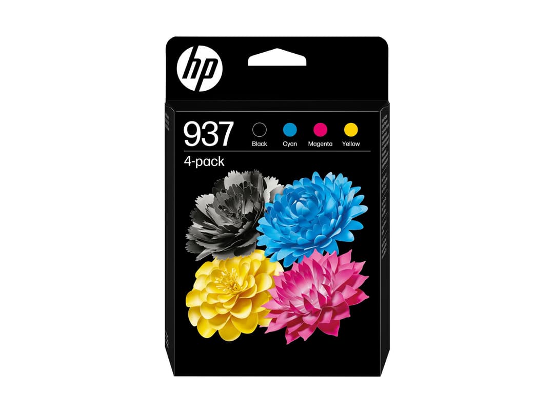 HP 937 Original Cyan, Magenta, Yellow & Black Ink Cartridge - Multipack - Image 1