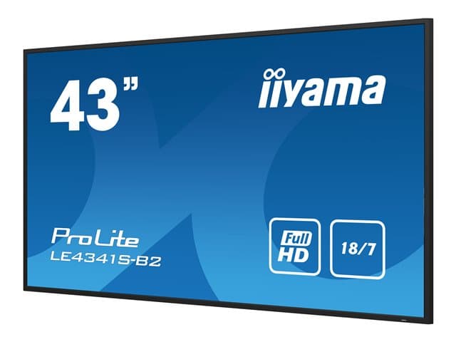iiyama ProLite LE4341S-B2 43" Class (42.5" viewable) LED-backlit LCD display - Full HD - for digital signage - Image 3