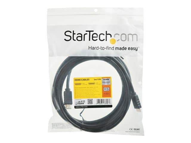 StarTech HDMM5MP HDMI 2.0 Cable 5m Black - Image 5