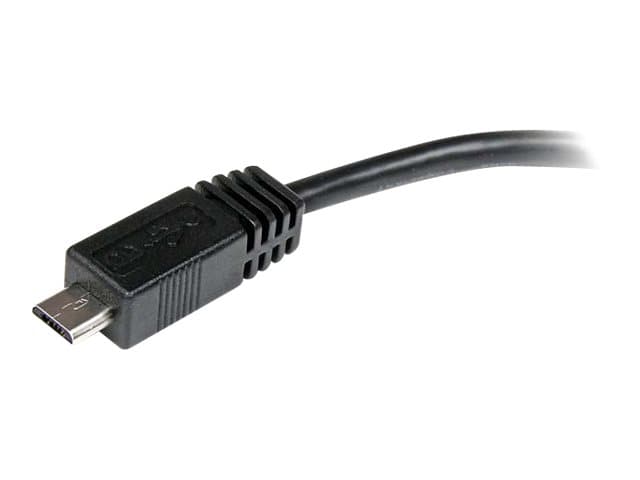 StarTech UUSBMUSBMF6 Micro to Mini USB Adapter Black - Image 2