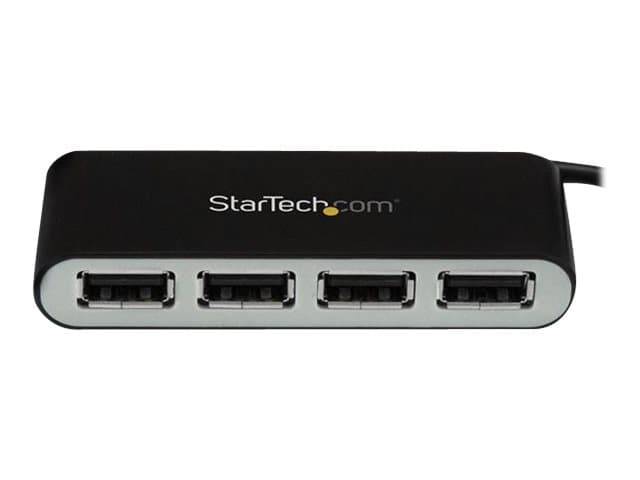 StarTech ST4200MINI2 USB 2.0 Hub 4 Port Black - Image 3