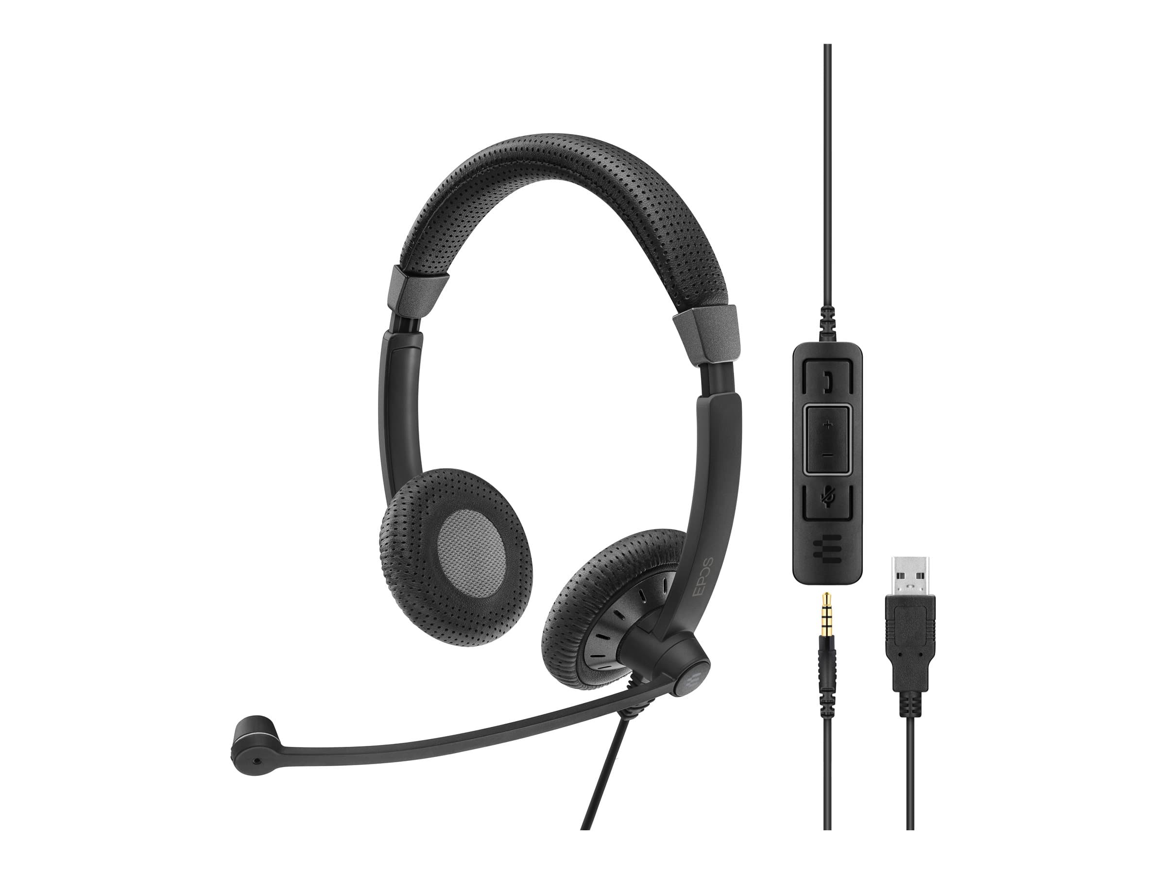 EPOS SC 75 USB MS - headset - 3.5 mm jack, USB