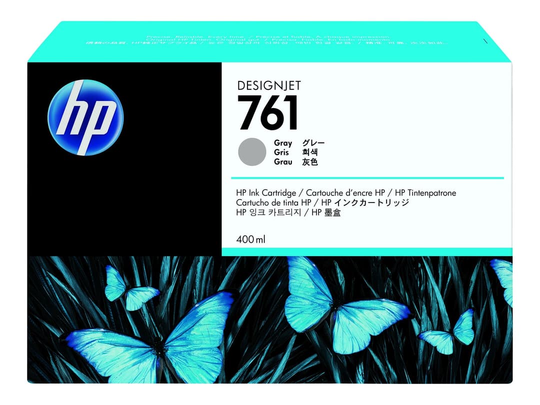 HP 761 - grey - original - DesignJet - ink cartridge - Image 1