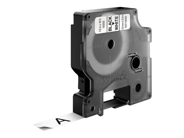 DYMO D1 - label tape - 1 cassette(s) - Roll (1.2 cm x 5.5 m) - Image 3