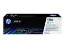 HP 128A CE321A Original LaserJet Toner Cartridge - Cyan thumbnail 1