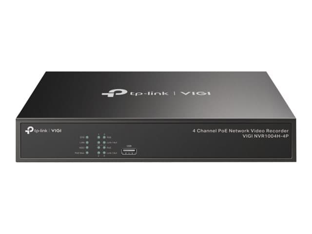 TP-Link VIGI NVR1004H-4P V1 - standalone NVR - 4 channels - Image 2