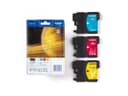 Brother LC1100RBWBP - yellow, cyan, magenta - original - ink cartridge thumbnail 5