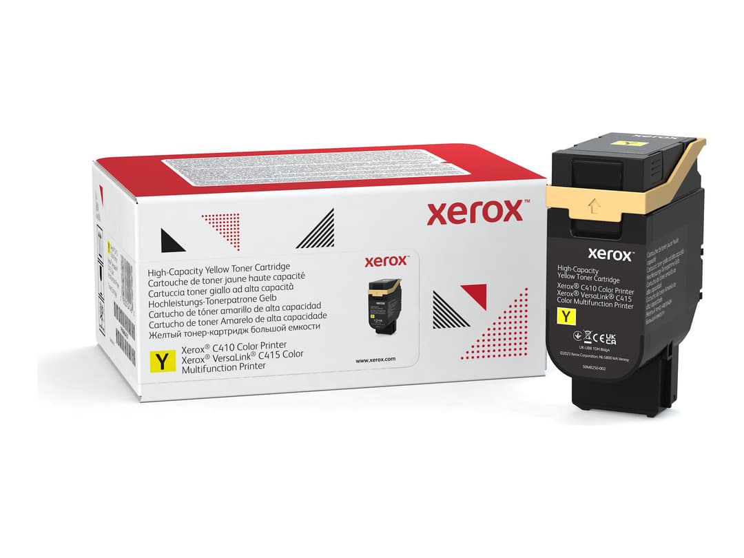 Xerox - high capacity - yellow - original - toner cartridge - Use and Return - Image 1
