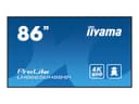 iiyama ProLite LH8665UHSB-B1 86" LED-backlit LCD display - 4K - for digital signage thumbnail 2