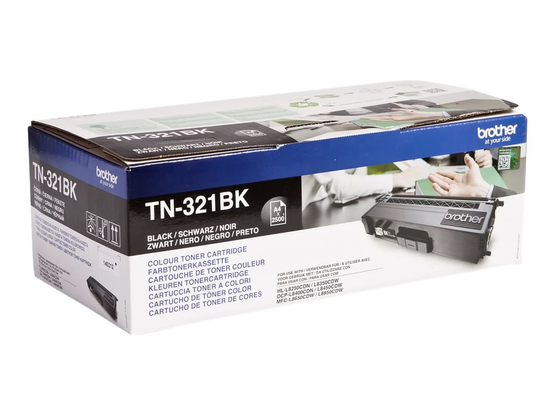 Brother TN-321BK Original Toner Cartridge, Standard Yield - Black - Image 1