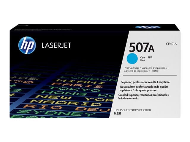 HP 507A - cyan - original - LaserJet - toner cartridge (CE401A) - Image 5
