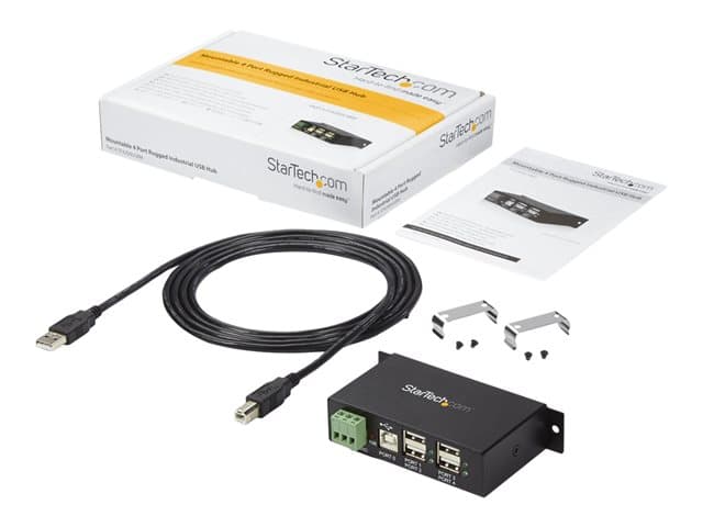 StarTech ST4200USBM USB Hub 4 Port Black - Image 6