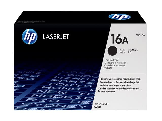 HP 16A Q7516A Original HP LaserJet Toner Cartridge - Black - Image 2