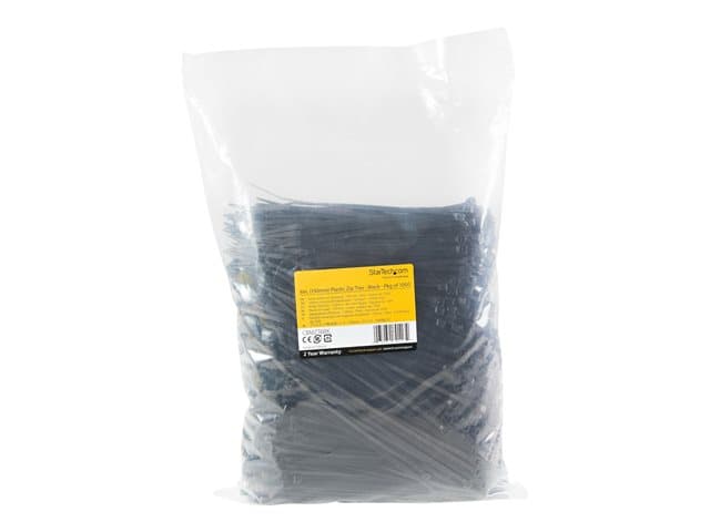 StarTech CBMZT6BK Cable Ties Black 1000-Pack - Image 6