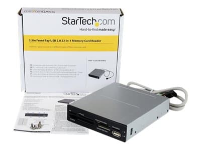StarTech 35FCREADBK3 Multi-Card Reader USB 2.0 Black - Image 4