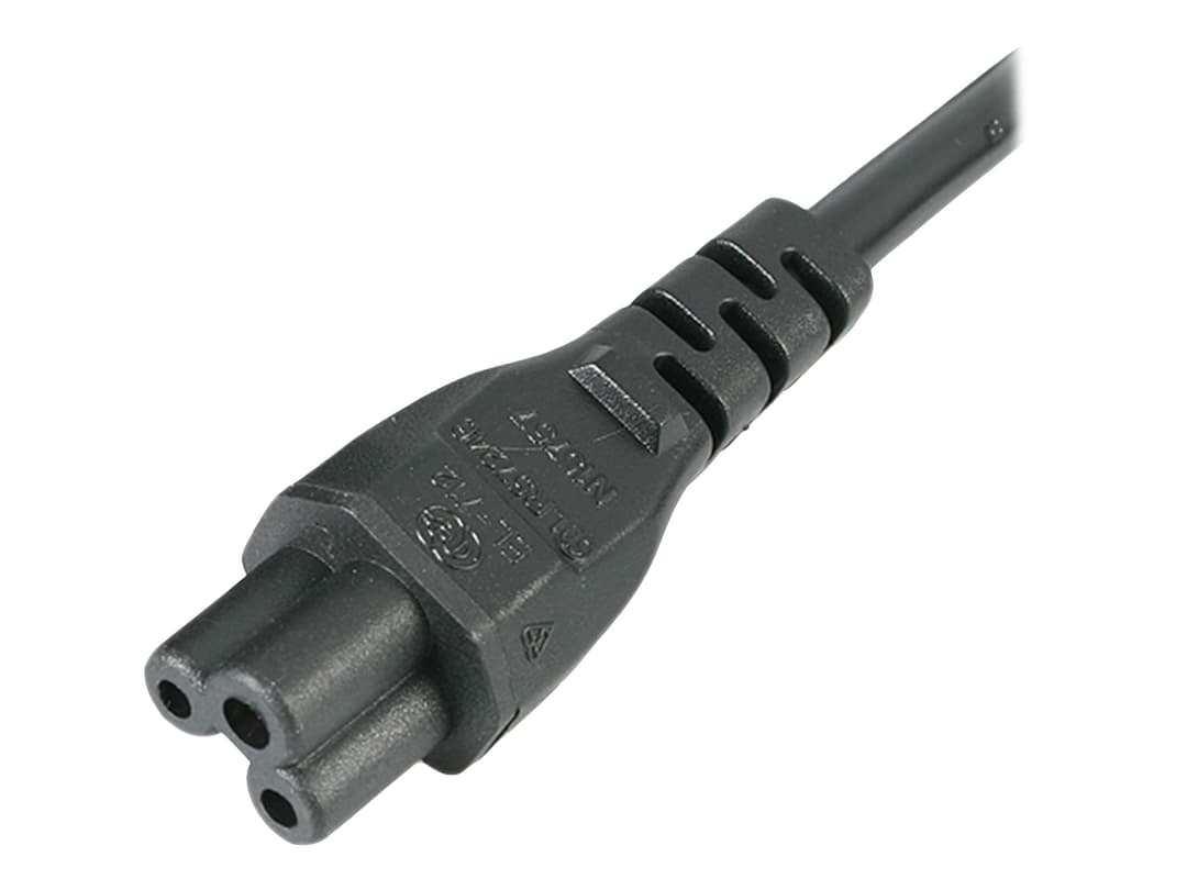 StarTech PXTNB3SUK1M Power Cable 1m Black - Image 1