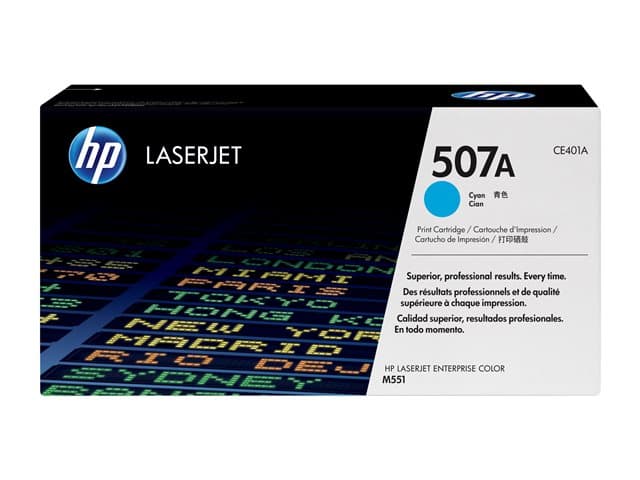 HP 507A - cyan - original - LaserJet - toner cartridge (CE401A) - Image 2