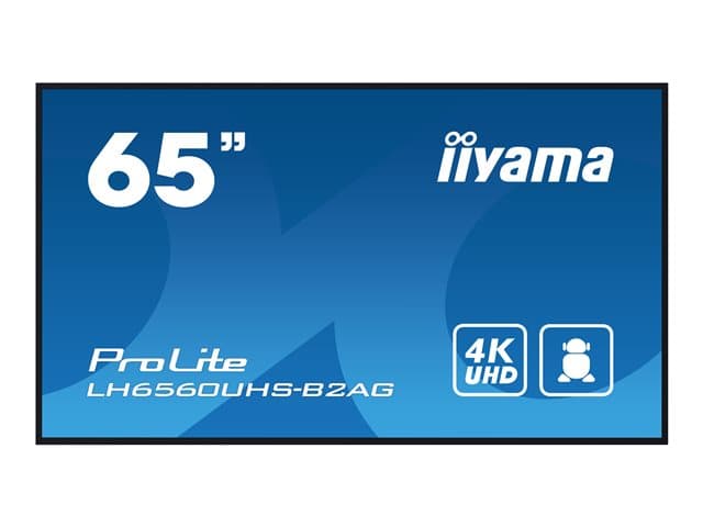 iiyama ProLite LH6560UHS-B2AG 65" Class (64.5" viewable) LED-backlit LCD display - 4K - for digital signage - Image 2