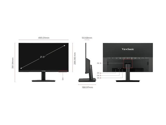 ViewSonic VA220-H 22" Monitor 1080p - Image 8