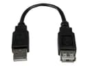 StarTech USB 2.0 Extension Cable Black thumbnail 2