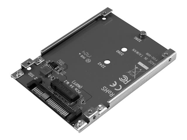 StarTech U2M2E125 M.2 NVMe to U.2 Adapter Red - Image 3
