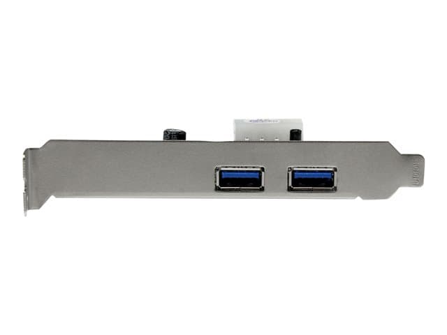 StarTech.com 2 Port PCI Express (PCIe) SuperSpeed USB 3.0 Card Adapter with UASP - LP4 Power - Dual Port USB 3 PCIe Controller (PEXUSB3S25) - USB adapter - PCI Express x1 - USB 3.0 x 2 - Image 6
