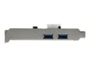 StarTech.com 2 Port PCI Express (PCIe) SuperSpeed USB 3.0 Card Adapter with UASP - LP4 Power - Dual Port USB 3 PCIe Controller (PEXUSB3S25) - USB adapter - PCI Express x1 - USB 3.0 x 2 thumbnail 6