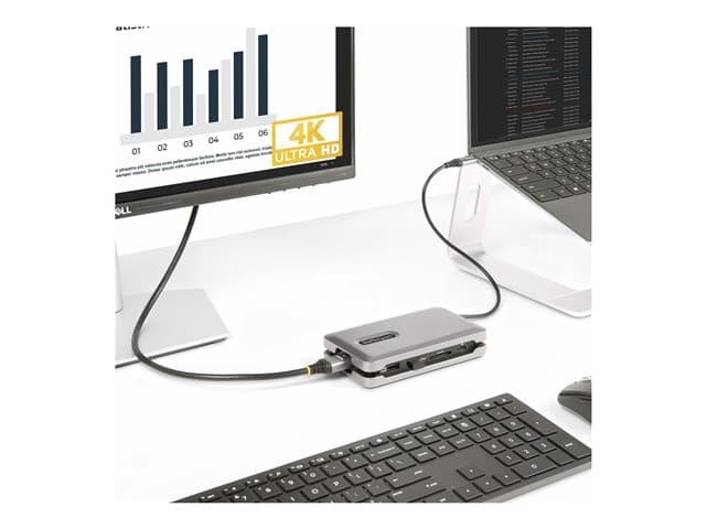 StarTech DKT31CSDHPD3 USB-C Docking Station Space Grey - Image 6