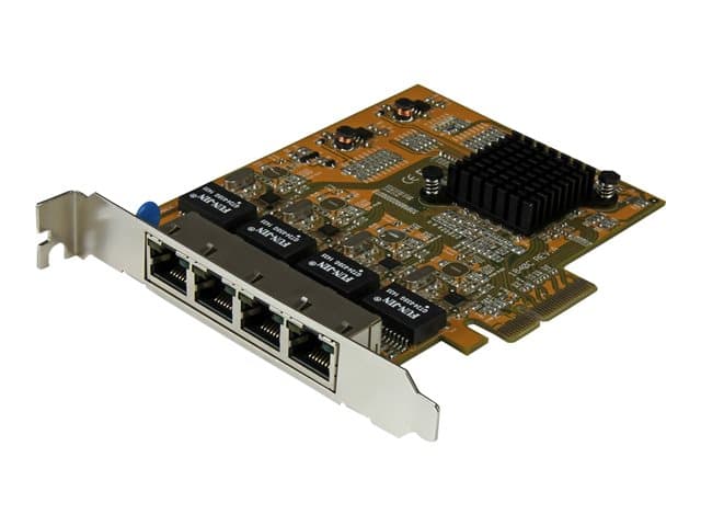 StarTech.com 4 Port Gigabit NIC PCIe Network Card - Quad Port Adapter (ST1000SPEX43) - network adapter - PCIe - Gigabit Ethernet x 4 - Image 4
