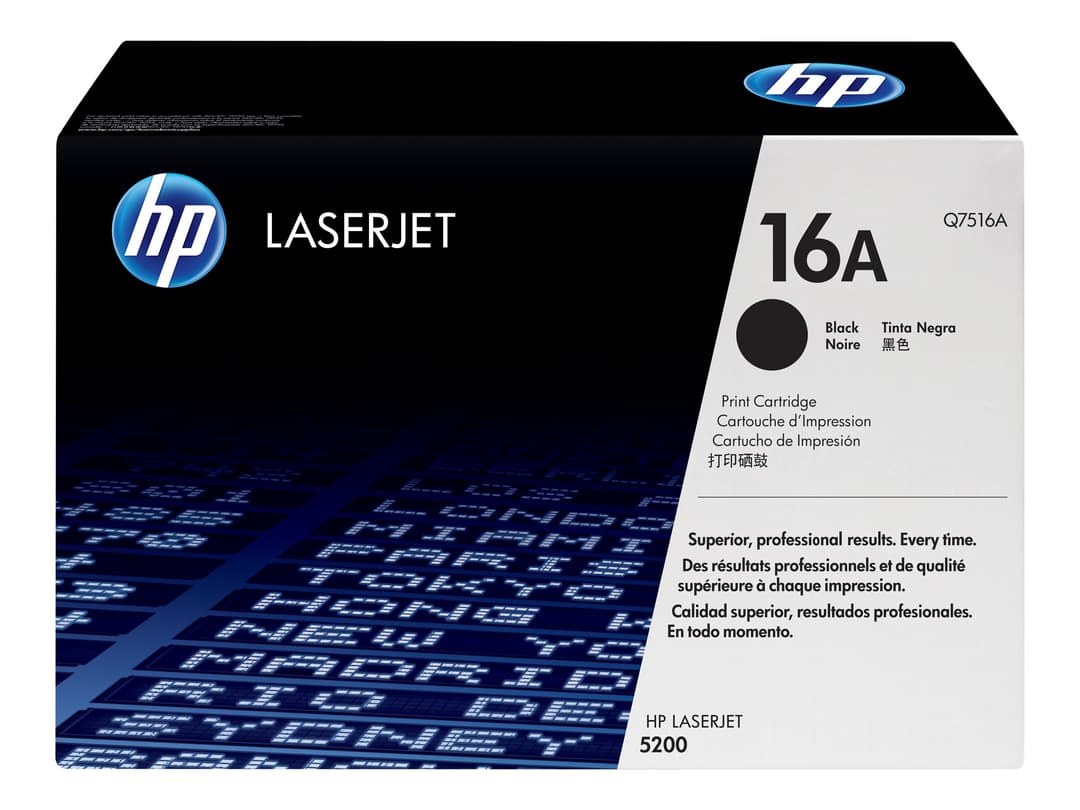 HP 16A Q7516A Original HP LaserJet Toner Cartridge - Black - Image 1
