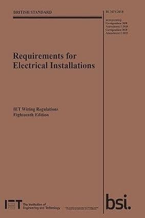 IET Wiring Regulations BS 7671:2018+A2:2022