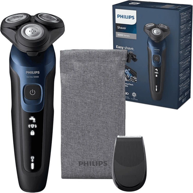 Philips Series 5000 Electric Shaver S5465/18 Metallic Blue - Image 1