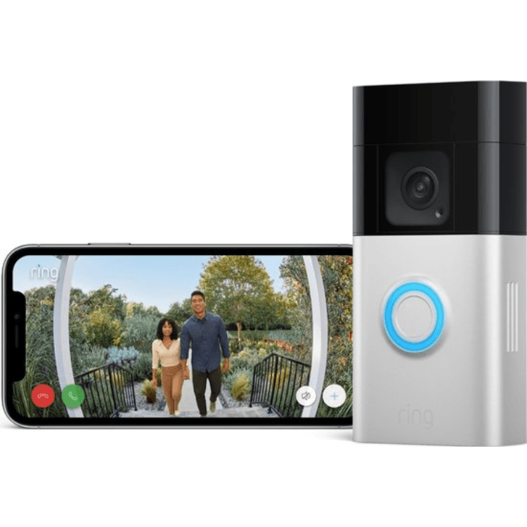 Ring Video Doorbell Plus 1536p Nickel Matt