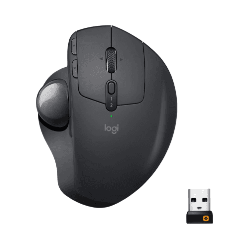 Logitech MX Ergo Wireless Trackball Mouse Graphite - Image 1