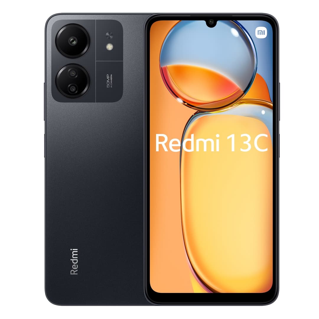 Xiaomi Redmi 13C Dual SIM 128GB Smartphone - Midnight Black - Image 1