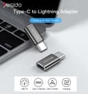 Yesido GS09, USB,A to Type,C OTG Adapter - Black thumbnail 2