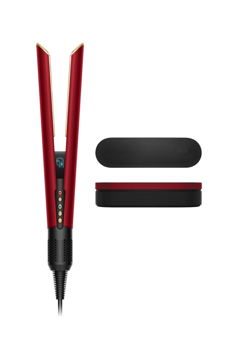 Dyson Airstrait™ dryer and straightener (Red Velvet/Gold) - Image 1