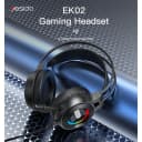 Yesido EK02 Professional Gaming Headset With LED Light USB Port and 3.5mm Jack - Black thumbnail 2