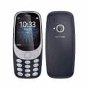 Nokia 3310 Unlocked Dual SIM Mobile Phone, 2.4" Screen, 2MP Camera - Dark Blue thumbnail 1