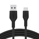 Belkin BoostCharge Flex USB-C to USB-C Cable 2M Fast Charging Silicone Cable with Clip – Black thumbnail 1