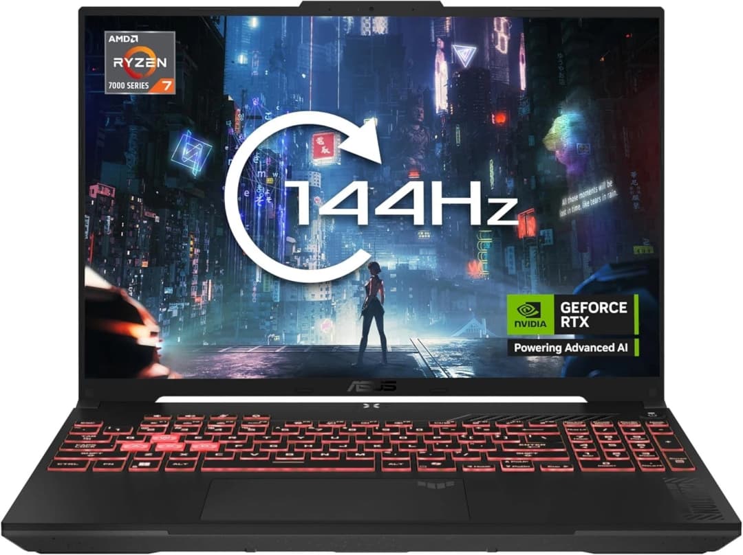 ASUS TUF Gaming A16 FA607NUQ Gaming Laptop, 16" FHD+ 144Hz, AMD Ryzen 7 170, 16GB, 512GB, RTX 4050, Windows 11 - Image 3