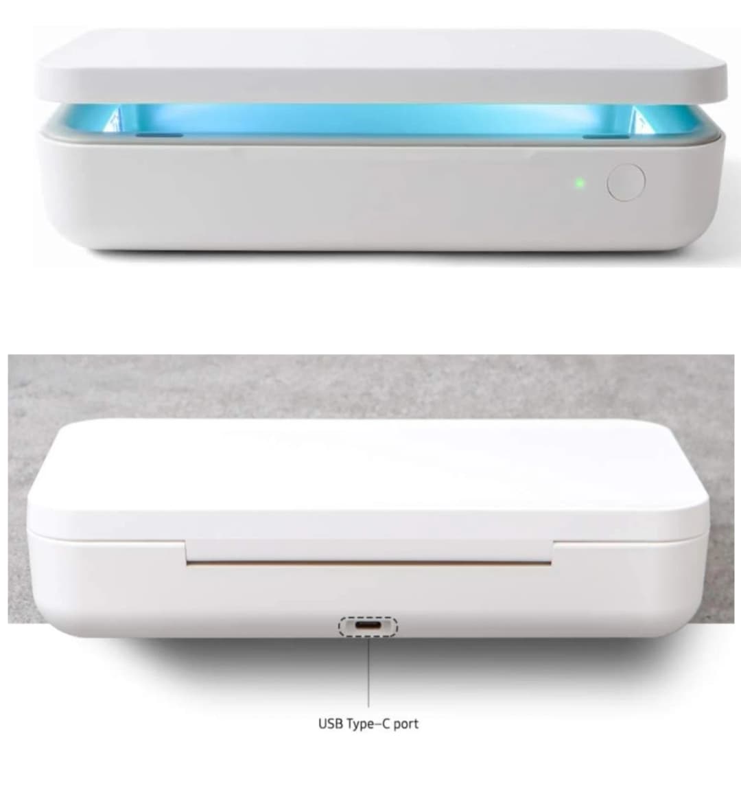 Samsung C&T ITFIT UV Sterilizer with Wireless Charging – White - Image 2