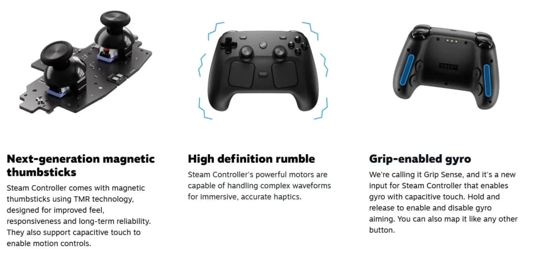 Valve Steam Controller – Wireless Gaming Controller - Image 3
