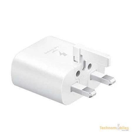 Samsung Original EP-TA800UBE White 25W Super Fast Charging Type C to Type C Mobi - Image 5
