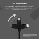 Belkin BoostCharge Flex USB-C to USB-C Cable 2M Fast Charging Silicone Cable with Clip – Black thumbnail 6